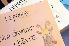 panneau "devenir chèvre"